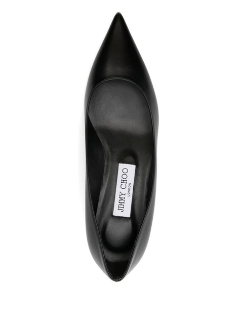 Jimmy Choo 50mm Amelia pointed-toe kitten-heel pumps - Black - zdjęcie produktu nr 2