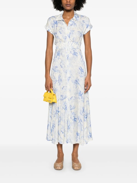 Maje floral-print maxi dress - Blue - zdjęcie produktu nr 2
