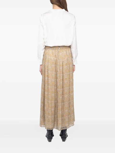 Zadig&Voltaire Jady paisley-print maxi skirt - Neutrals - zdjęcie produktu nr 2