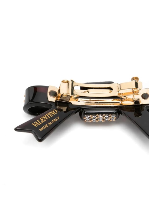 Valentino Garavani VLogo Signature hair clip - Gold - zdjęcie produktu nr 2