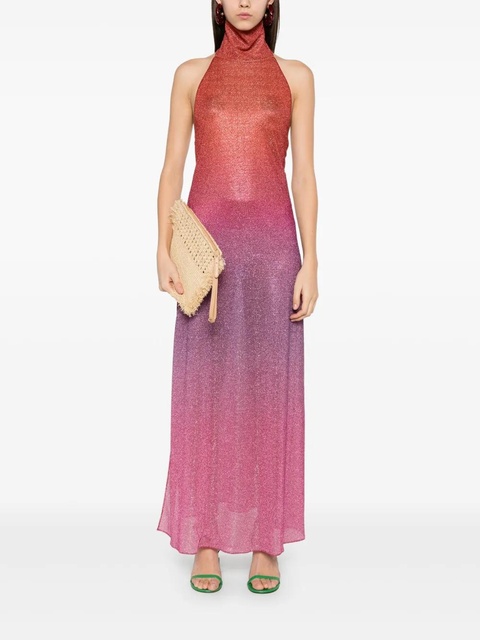 Oséree lurex midi dress - Pink - zdjęcie produktu nr 2