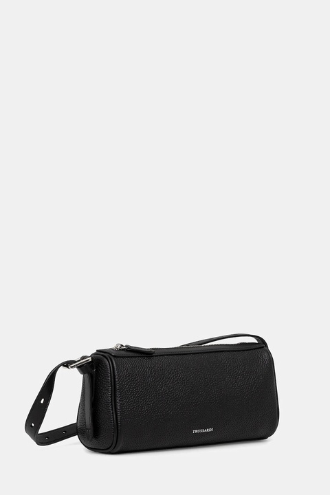 Trussardi torebka skórzana kolor czarny Z641E106104N - zdjęcie produktu nr 2