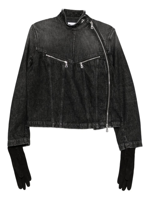 Jean Paul Gaultier zipped denim jacket - Black - zdjęcie produktu nr 1