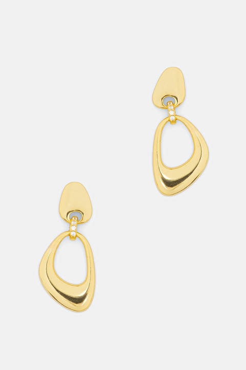 Answear.LAB kolczyki ze srebra pokrytego złotem - zdjęcie produktu nr 1