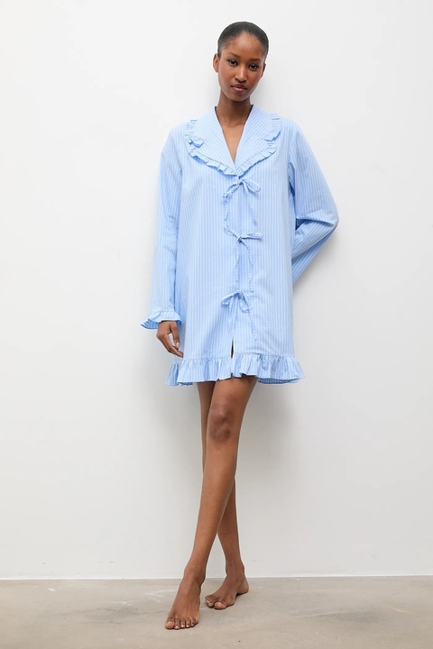 Answear.LAB koszula nocna damska kolor niebieski - zdjęcie produktu nr 1