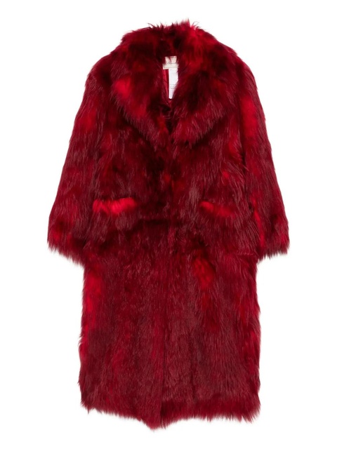 Blumarine fur coat - Red - zdjęcie produktu nr 1