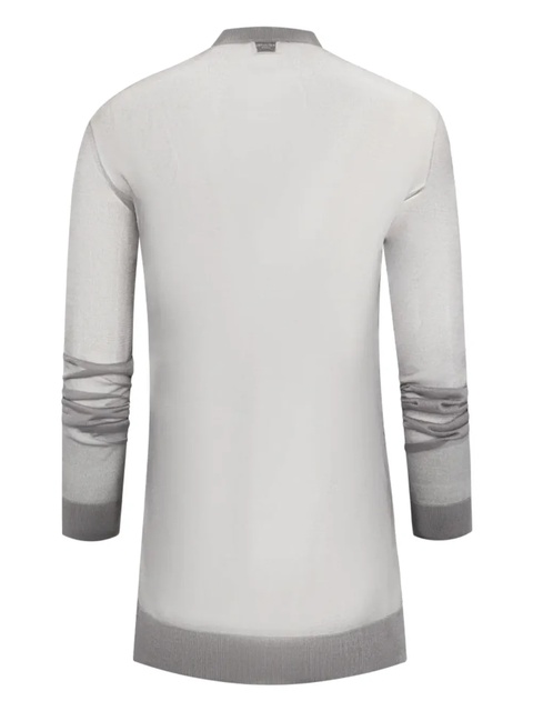 Saint Laurent two-tone cardigan - Grey - zdjęcie produktu nr 2