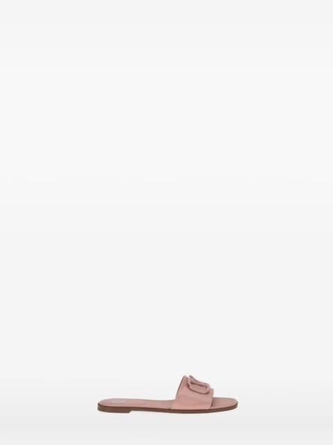 Valentino Garavani VLogo Signature flat sandals - Pink - zdjęcie produktu nr 2