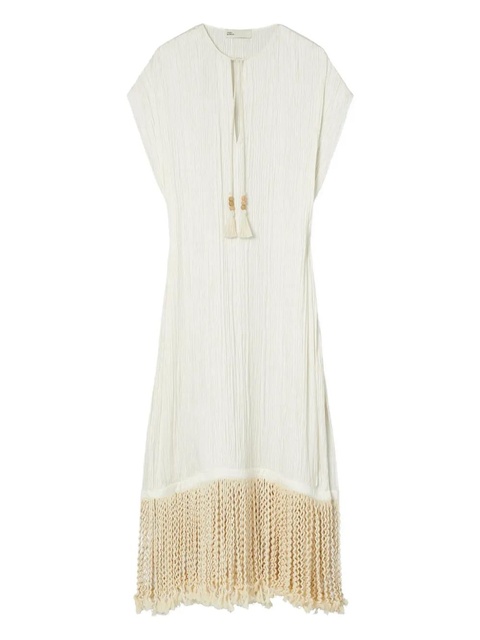 Tory Burch V-neck beach dress - White - zdjęcie produktu nr 1