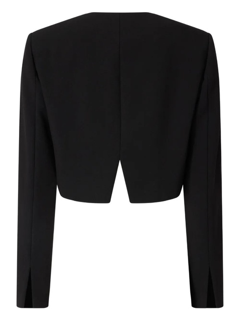 PINKO cropped V-neck jacket - Black - zdjęcie produktu nr 2