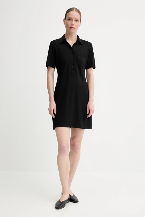 Filippa K sukienka kolor czarny mini prosta 31746.FK - zdjęcie produktu nr 2