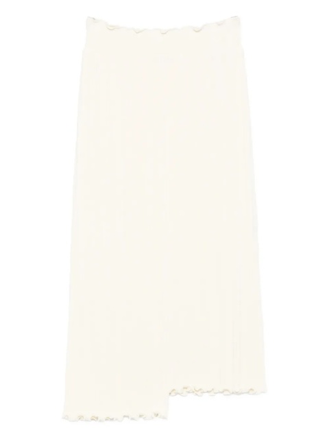 Jil Sander asymmetric midi skirt - Neutrals - zdjęcie produktu nr 1