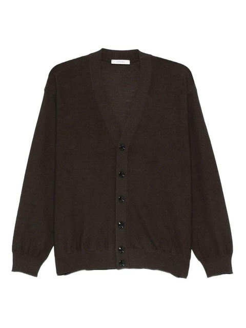 LEMAIRE fine-knit cardigan - Brown - zdjęcie produktu nr 1