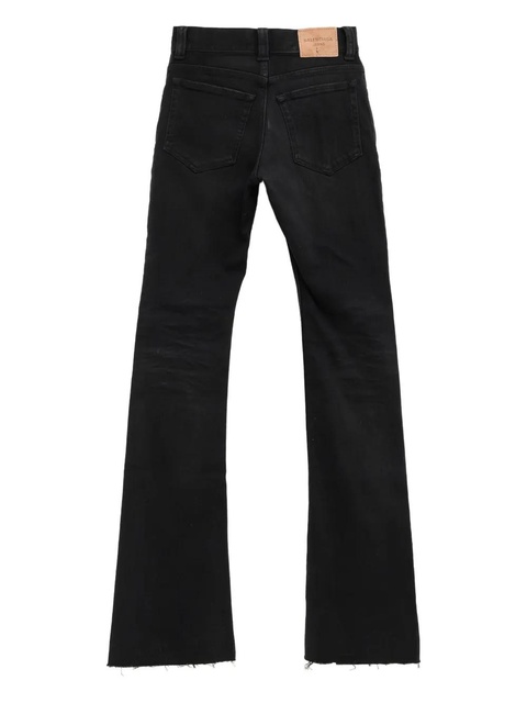 Balenciaga frayed-hem jeans - Black - zdjęcie produktu nr 2