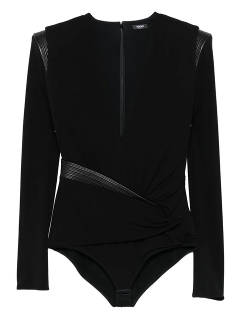 Versace V-neck bodysuit - Black - zdjęcie produktu nr 1