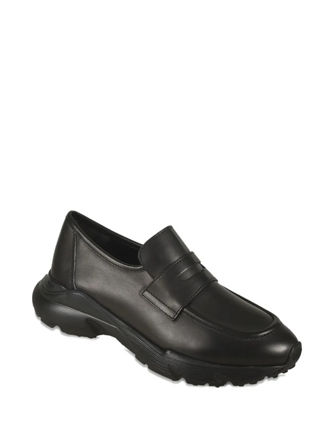 Tod's Sporty penny-strap leather loafers - Black - zdjęcie produktu nr 2