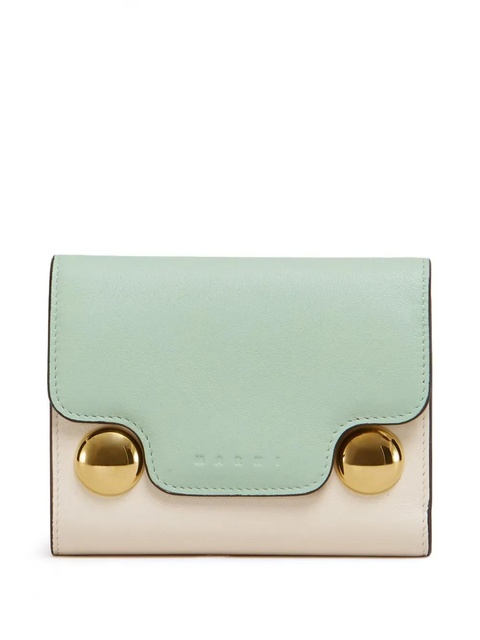 Marni Trunkaroo tri-fold wallet - Green - zdjęcie produktu nr 1