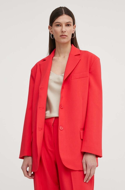 2NDDAY marynarka 2ND Harry - Attired Suiting kolor czerwony jednorzędowa gładka 2244115119 - zdjęcie produktu nr 1