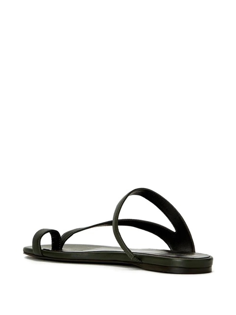 KHAITE Aimee double-strap flat sandals - Black - zdjęcie produktu nr 2