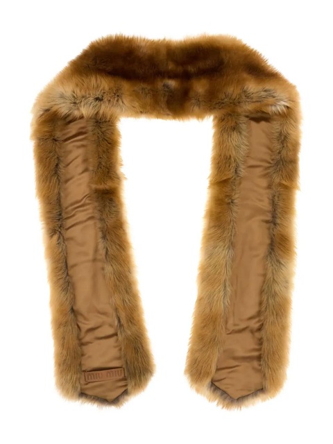 Miu Miu fur scarf - Brown - zdjęcie produktu nr 2