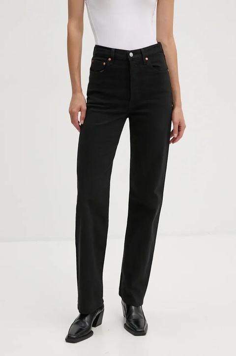 Levi's jeansy RIBCAGE FULL LENGTH damskie high waist 79078 - zdjęcie produktu nr 2