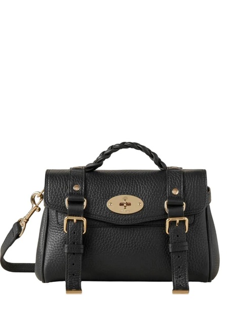 Mulberry mini Alexa braided-handle shoulder bag - Black - zdjęcie produktu nr 1
