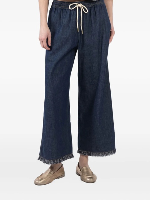 ZIMMERMANN Rhiannon frayed-hem jeans - Blue - zdjęcie produktu nr 1