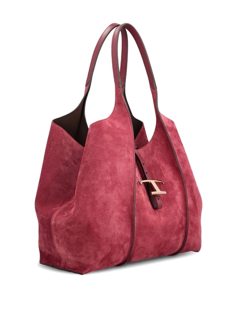 Tod's T Timeless suede shoulder bag - Pink - zdjęcie produktu nr 2