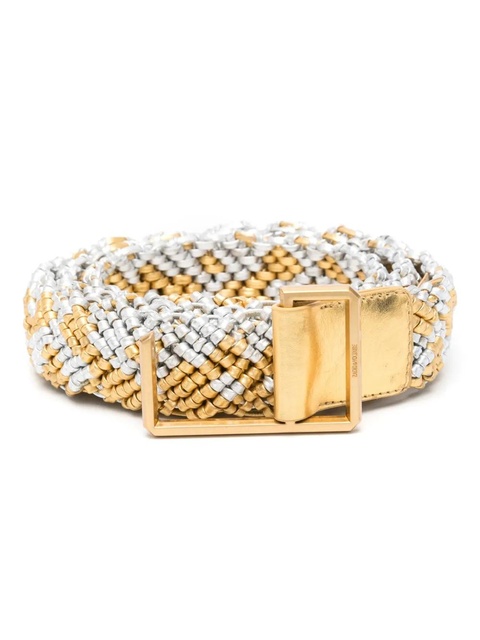 Zadig&Voltaire La Cecilia leather belt - Gold - zdjęcie produktu nr 1