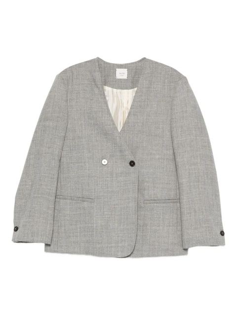 Alysi double-breasted buttoned jacket - Grey - zdjęcie produktu nr 1