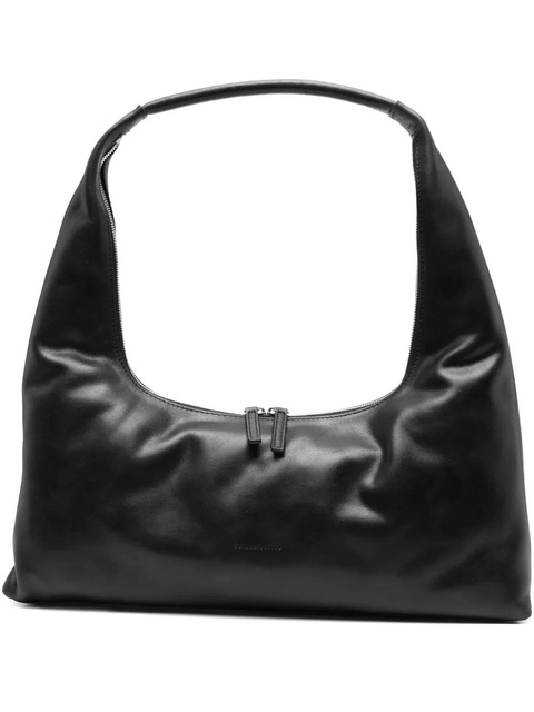 Marge Sherwood medium debossed-logo shoulder bag - Black - zdjęcie produktu nr 1