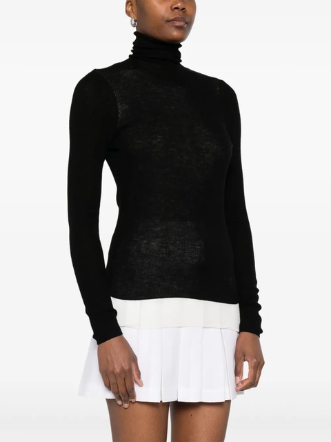 SANDRO wool sweater - Black - zdjęcie produktu nr 2