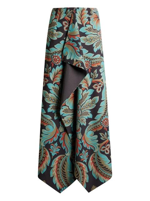 ETRO printed midi skirt - Black - zdjęcie produktu nr 1