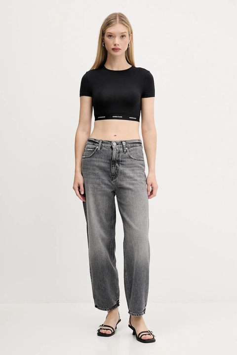 Guess Jeans t-shirt damski kolor czarny W5YZ02 KBBU1 - zdjęcie produktu nr 2