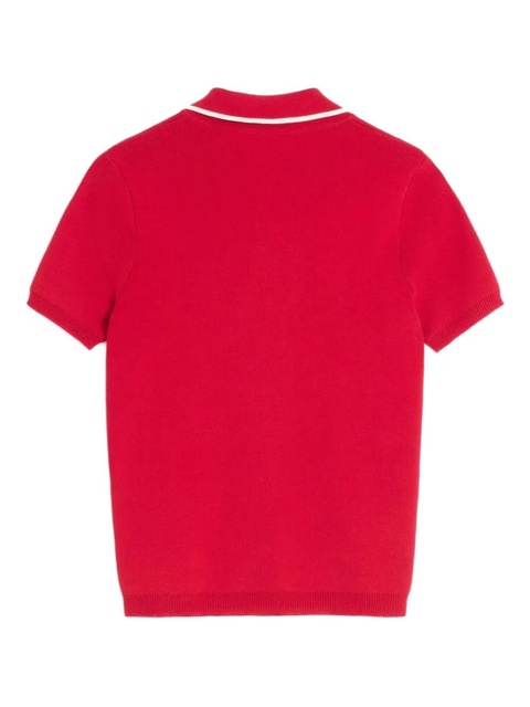 Valentino Garavani cherry-charm polo top - Red - zdjęcie produktu nr 2