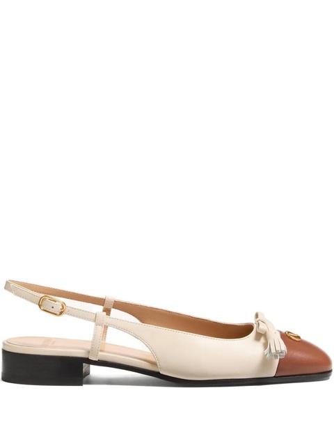 Valentino Garavani 25mm Valet du Roi slingback ballet flats - Neutrals - zdjęcie produktu nr 1