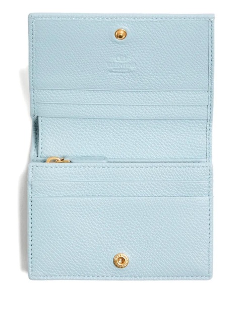 Valentino Garavani Cherryfic grained wallet - Blue - zdjęcie produktu nr 2