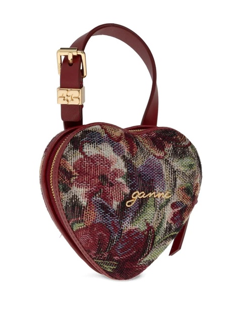GANNI nano Tapestry tote bag - Red - zdjęcie produktu nr 2