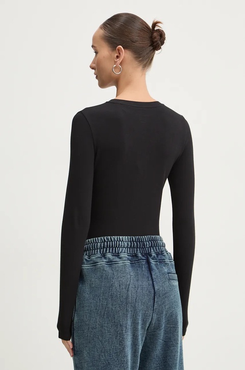 Guess Jeans longsleeve damski kolor czarny W4BP41 J1314 - zdjęcie produktu nr 2