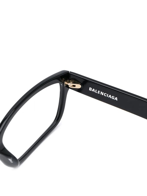 Balenciaga Eyewear rectangular frame glasses - Black - zdjęcie produktu nr 2