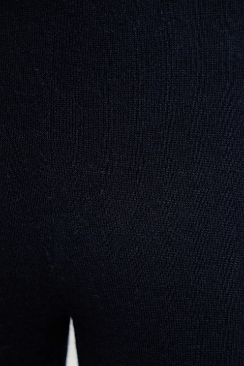 United Colors of Benetton spodnie z dodatkiem wełny damskie kolor granatowy szerokie high waist 102HDF00Z - zdjęcie produktu nr 2