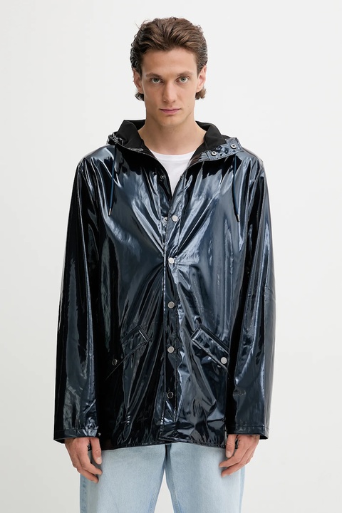 Rains kurtka 12010 Jacket kolor granatowy przejściowa 12010 - zdjęcie produktu nr 1
