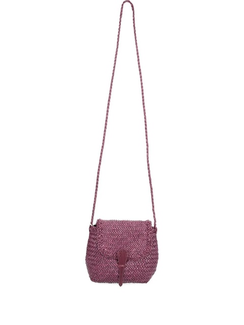 DRAGON DIFFUSION mini City woven braided shoulder bag - Purple - zdjęcie produktu nr 1