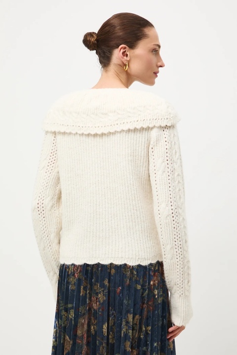 Medicine sweter damski kolor beżowy - zdjęcie produktu nr 2