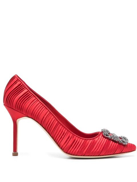 Manolo Blahnik 90mm Hangisi pumps - Red - zdjęcie produktu nr 1