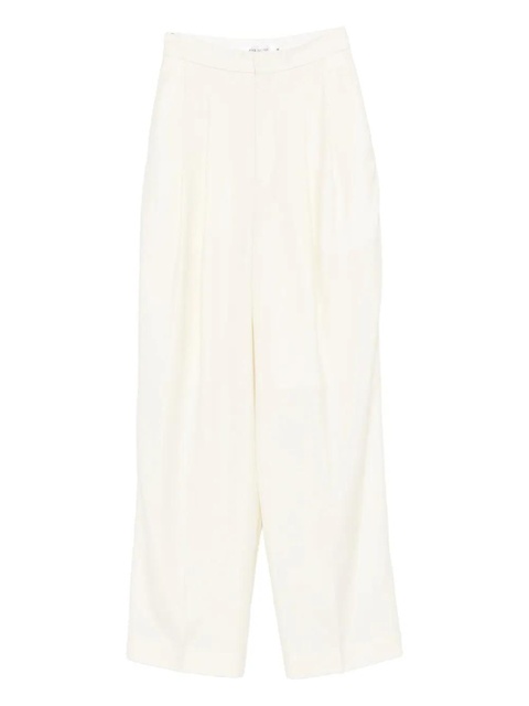 Aya Muse pleated trousers - White - zdjęcie produktu nr 1