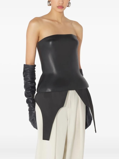 Jean Paul Gaultier leather top - Black - zdjęcie produktu nr 2