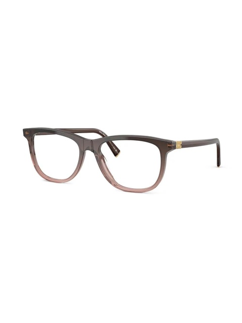 Miu Miu Eyewear pantos-frame glasses - Brown - zdjęcie produktu nr 1