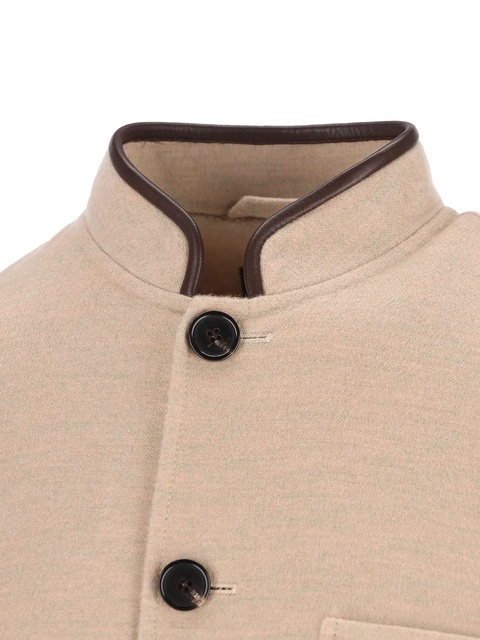 Loro Piana single-breasted cashmere jacket - Neutrals - zdjęcie produktu nr 2
