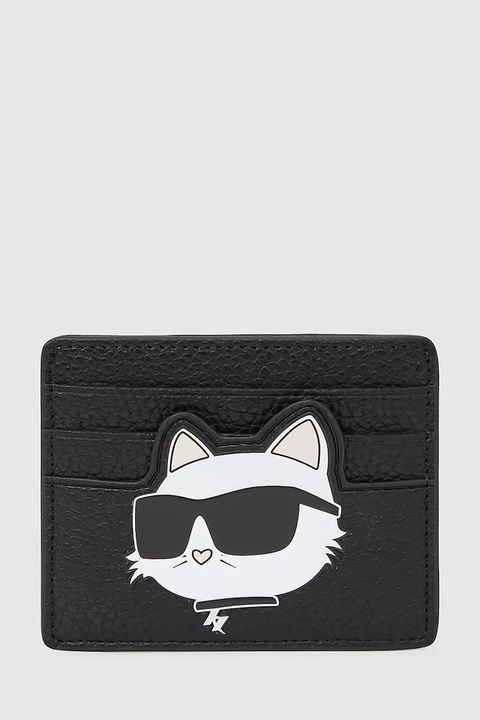 Karl Lagerfeld etui na karty damski kolor czarny A4W32080 - zdjęcie produktu nr 2